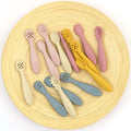 3PCS Silicone Spoon Fork